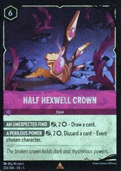 Half Hexwell Crown - 223/204 - Rare - CONFETTI FOIL